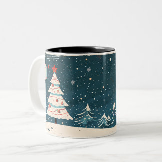 Christmas Två-Tonad Mugg