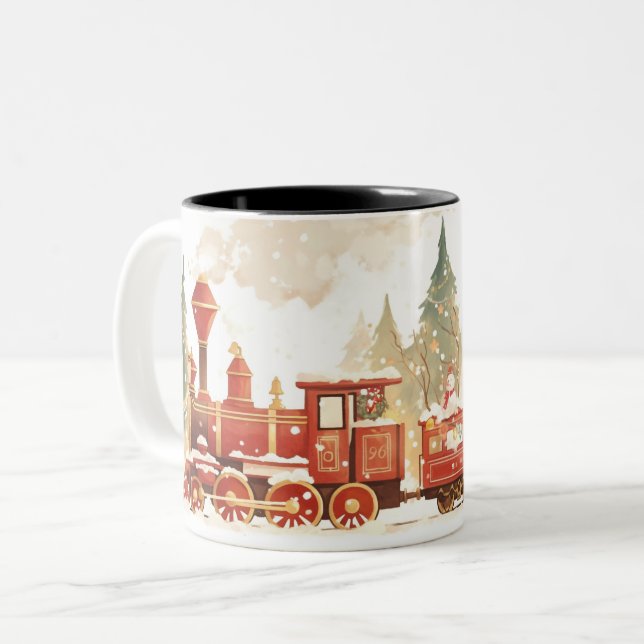  Christmas Två-Tonad Mugg (Framsida vänster)