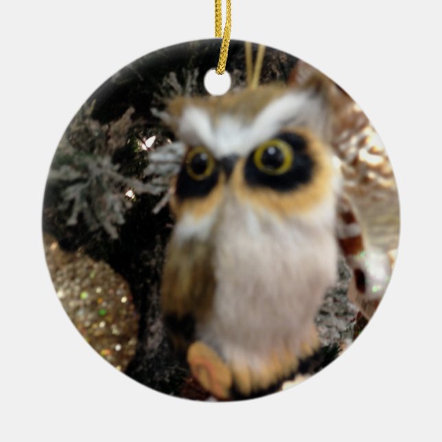 CHRISTMAS UGGLA CHRISTMAS ORNAMENT (Framsidan)