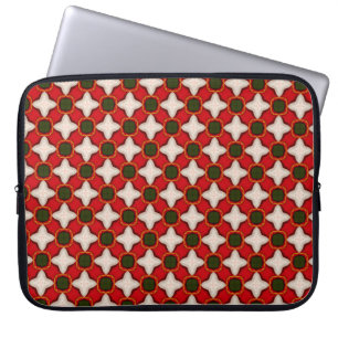 christmas ull och filt med bakgrundsornat geomet laptop fodral
