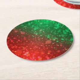 Christmas Underlägg Papper Rund