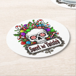 Christmas Underlägg Papper Rund