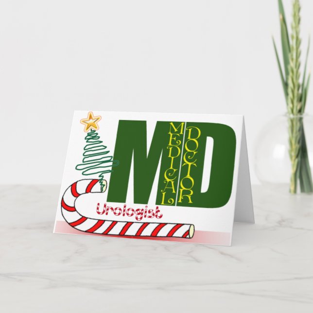 CHRISTMAS UROLOGIST - DOKTOR - MD HELGKORT (Framsida)
