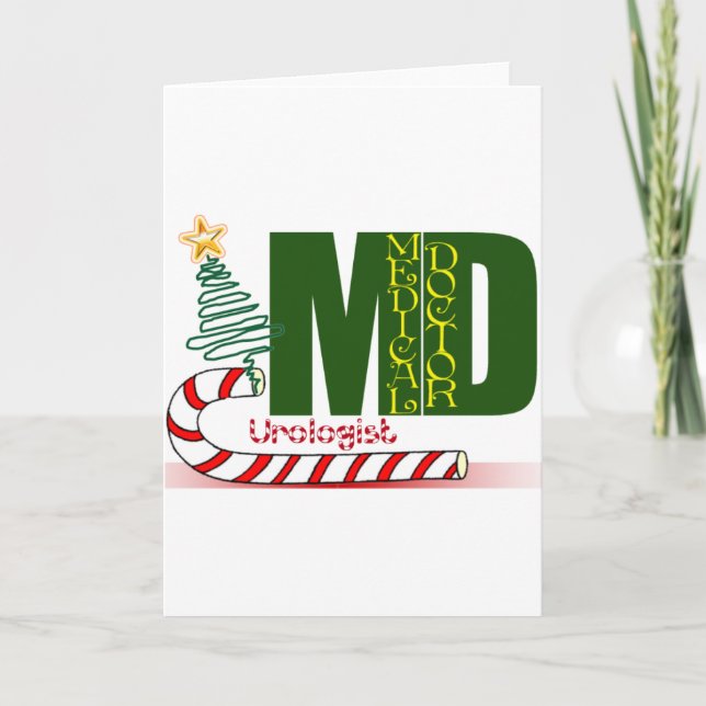 CHRISTMAS UROLOGIST - DOKTOR - MD HELGKORT (Framsida)