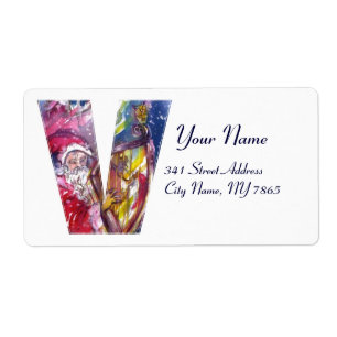 CHRISTMAS V BREV / SANTA PLAYP HARP FRAKTSEDEL