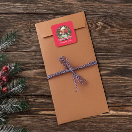 Christmas Vacation | Merry Clarkmas - Personalized Fyrkantigt Klistermärke