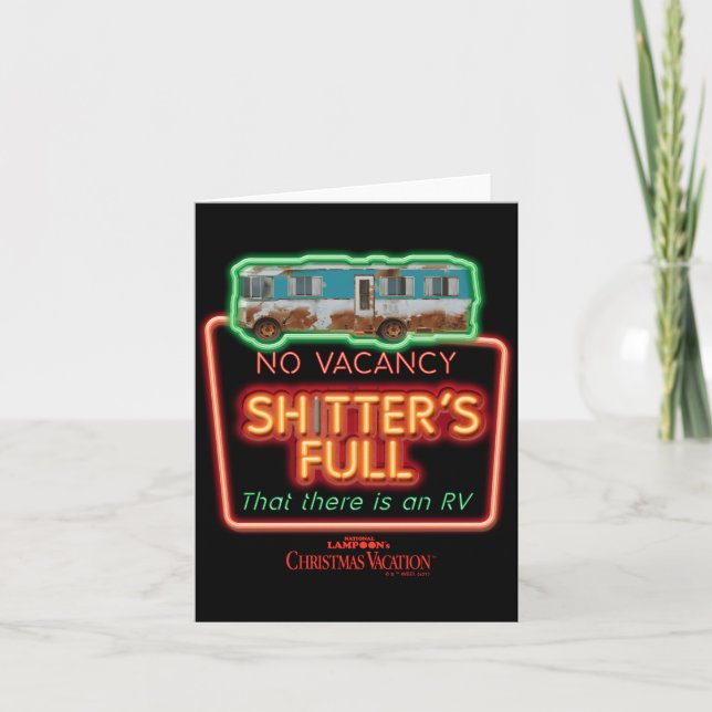 Christmas Vacation Ters Full Neon Sign  Kort (Framsida)