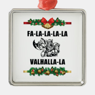 Christmas Valhalla Throw Pillow Julgransprydnad Metall