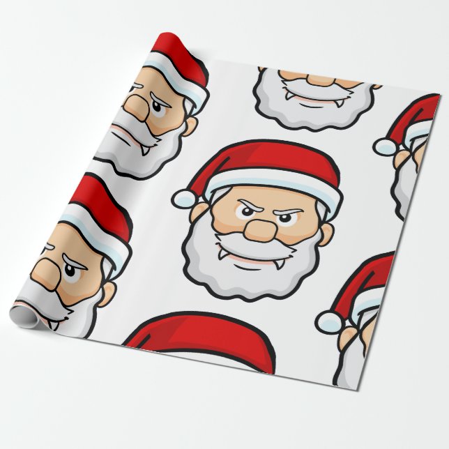 christmas vampre Santa Presentpapper (Utrullad)