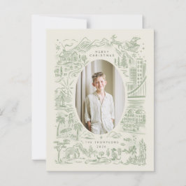 christmas värld runt | helgdag globetrotter vykort