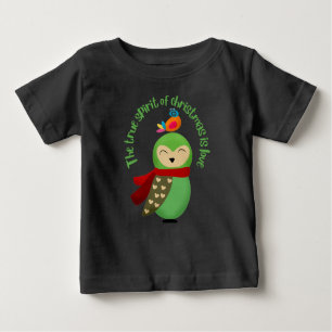 CHRISTMAS VERKLIGA SPRITT ÄR KÄRLEK T SHIRT