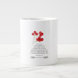 Christmas Verse Mug Isaiah 9:6 Jumbo Mugg