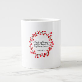 Christmas Verse Mug Matthew 5:3 Jumbo Mugg