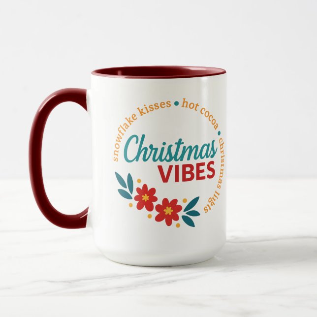 Christmas Vibes Combo Mug Mugg (Vänster)