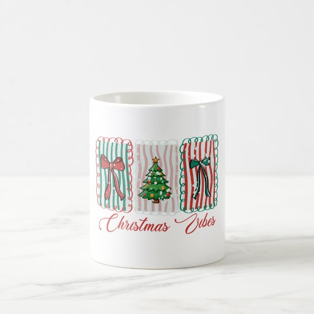 Christmas Vibes Festive Holiday Design Kaffemugg (Center)