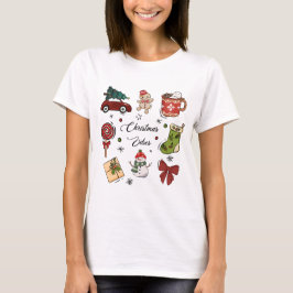 Christmas Vibes Holiday Sticker Pack T Shirt