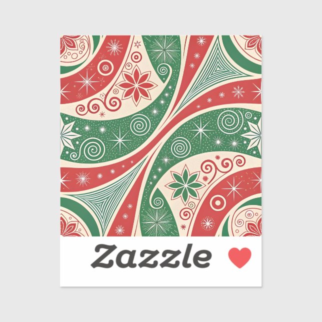 Christmas Vibes Klistermärken (Ark)