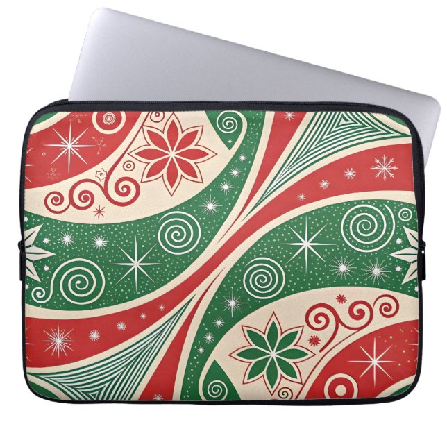 Christmas Vibes Laptop Fodral (Framsidan)