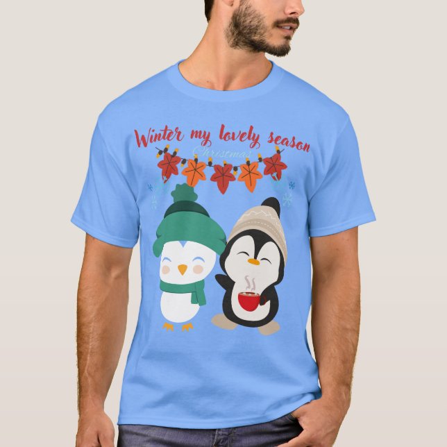 Christmas Vibes Men’s T-Shirt | Festive Holiday  (Framsida)