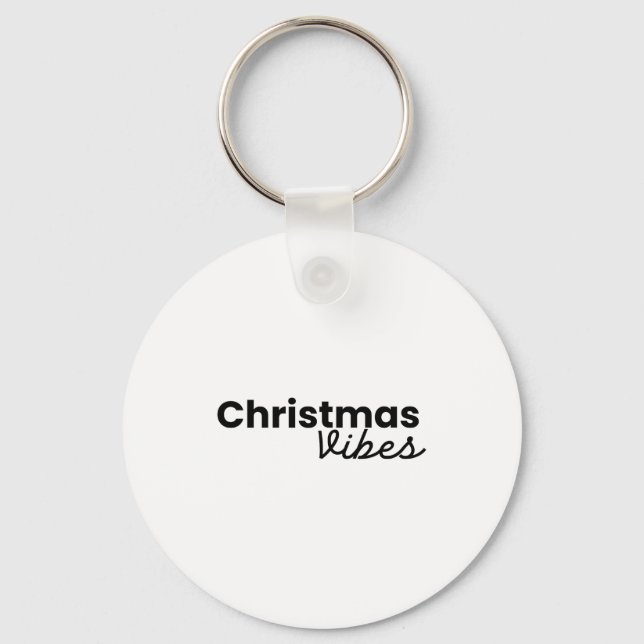 Christmas Vibes Modern Minimalist Trendy Styli Shi Nyckelring (Framsida)