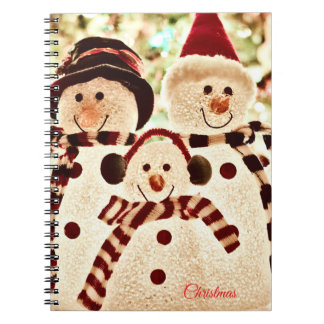 Christmas Vibes Snowman Celebration Anteckningsbok