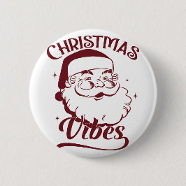 Christmas Vibes Vintage Design Knapp