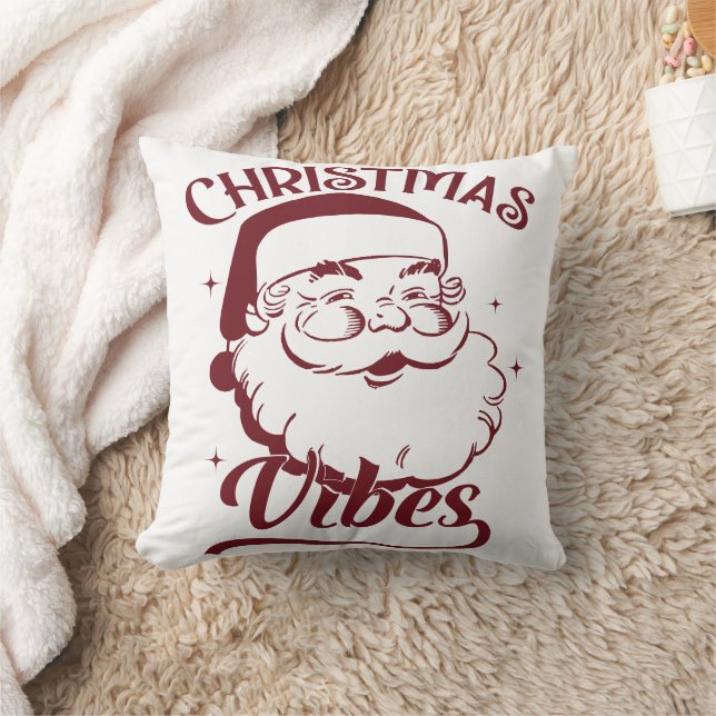 Christmas Vibes Vintage Design Kudde (Filt)