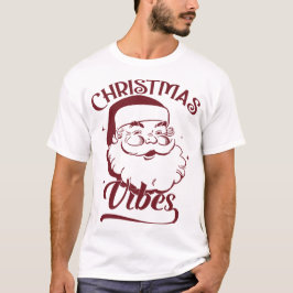 Christmas Vibes Vintage Design T Shirt