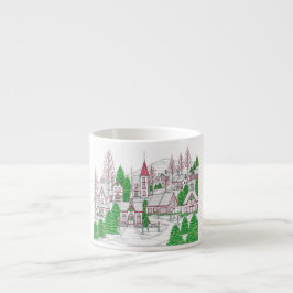 Christmas Village Espresso Mug Espressomugg