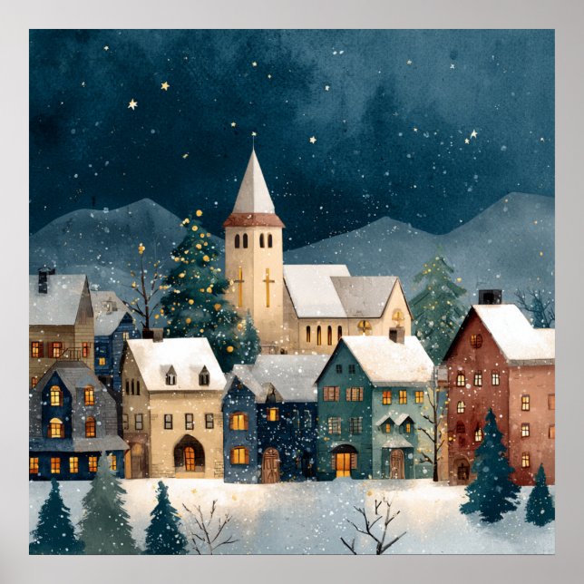 Christmas Village Poster (Framsidan)