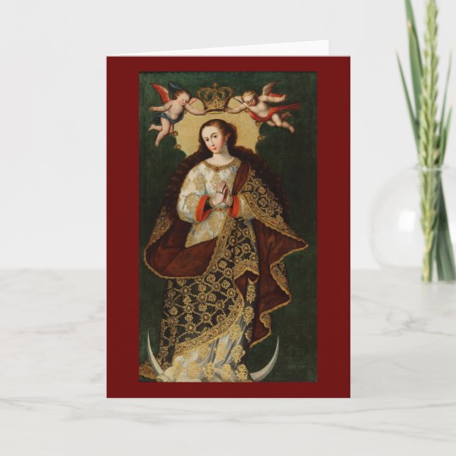 CHRISTMAS VIRGIN HELGKORT (Framsida)