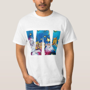 CHRISTMAS W BREV / INSPIRED SANTA MONOGRAM T-SHIRT