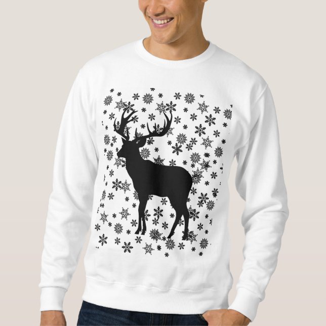 Christmas/Weinachten Sweatshirt/Hoodi Lång Ärmad Tröja (Framsida)
