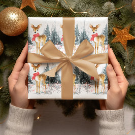 Christmas Whimsical Deer | Wrapping Paper Presentpapper
