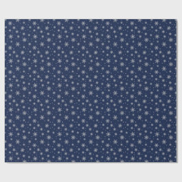 Christmas White Snowflakes Themed Packaging Black Presentpapper