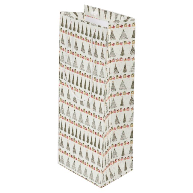 Christmas Wine Gift Bag (Framsidan Vinklad)