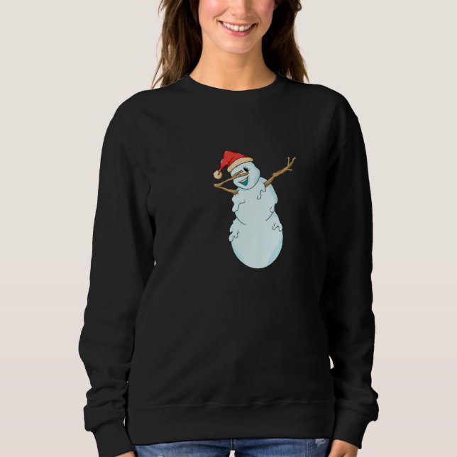 Christmas Winter Christmas Dab Xmas Dabbing Snowma T Shirt (Framsida)
