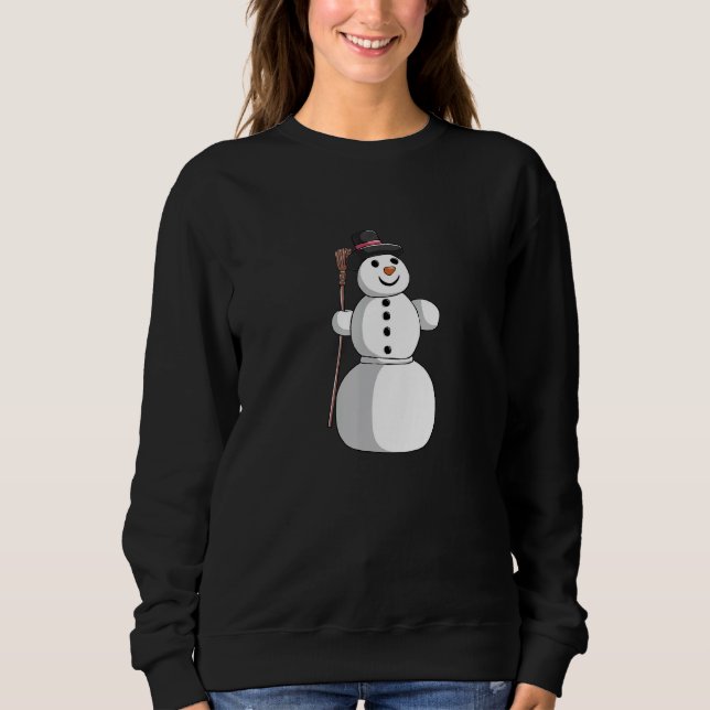 Christmas winter Christmas Xmas cute snowman 1 T Shirt (Framsida)