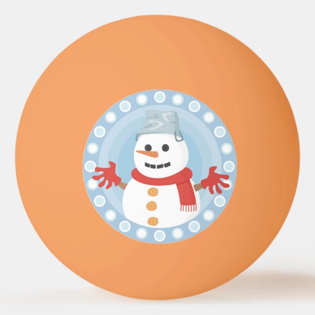 CHRISTMAS WINTER SNÖGUBBE PINGISBOLL (Framsidan)