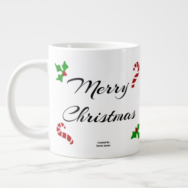 Christmas Wishes Jumbo Mug Mugg (Vänster)