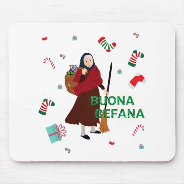 christmas Witch buona Befana Musmatta (Framsidan)
