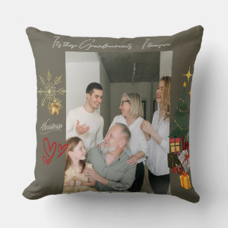 Christmas With Grandparents Kudde