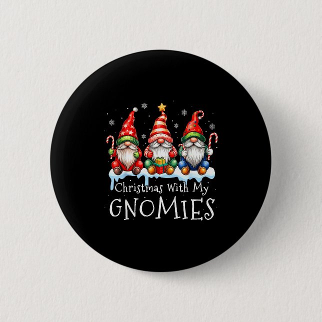 Christmas With My Gnomies Buffalo Plaid Gnome Fami Knapp (Framsida)
