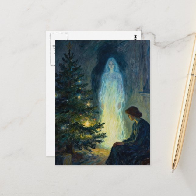 Christmas With the Ghost of You Vykort (Fram/Back In Situ)