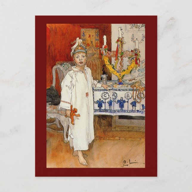 Christmas with Ulf 1894 Helg Vykort (Framsida)