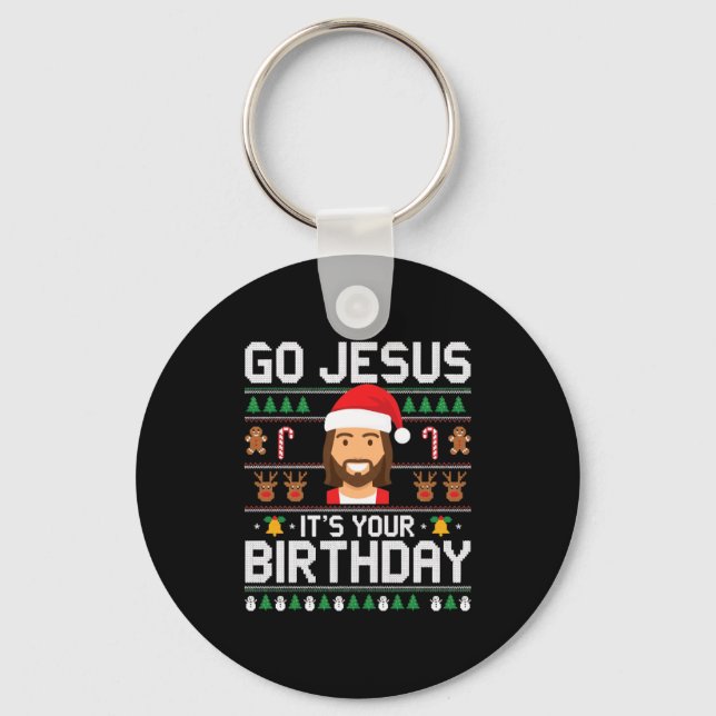 Christmas Women Messy Bun Skull Dead Inside But Jo Nyckelring (Framsida)