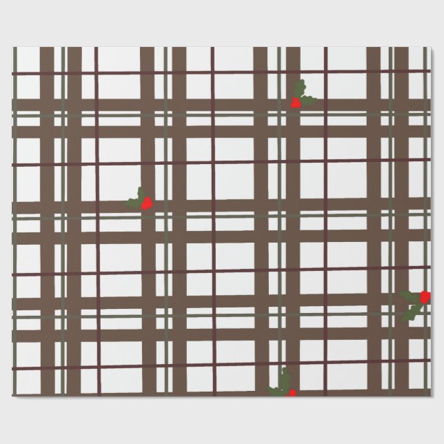 Christmas wrap presentpapper (Platt)