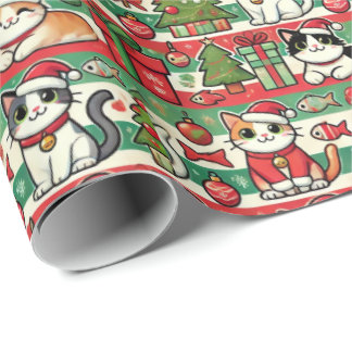 Christmas Wrapping Paper for Cat Lovers Presentpapper