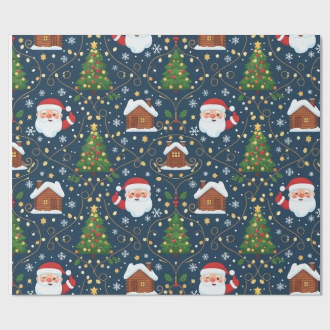 Christmas Wrapping Paper Presentpapper (Platt)