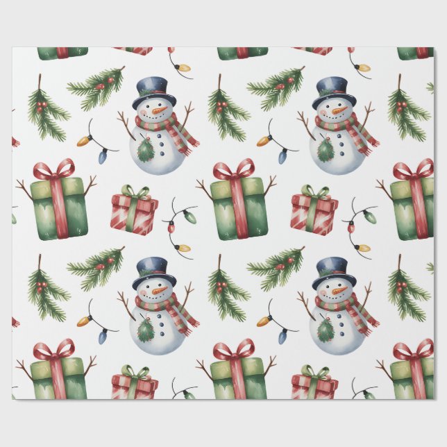 Christmas Wrapping Paper Presentpapper (Platt)